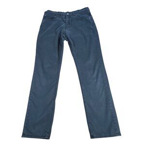 Levis 511 Slim Fit Gray Black Men's Jeans 34x32 Stretch Denim Pants Zip Fly EUC